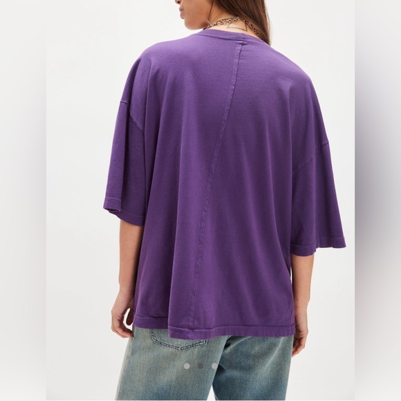 Free People x Ragabond Swan Gossip Painted tee - Picture 2 of 5